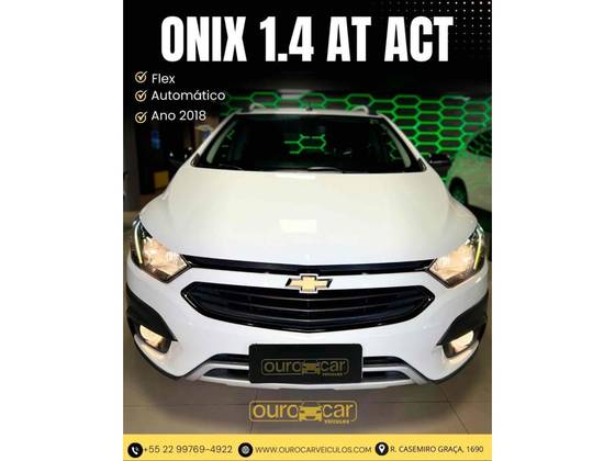 CHEVROLET ONIX 1.4 MPFI ACTIV 8V FLEX 4P AUTOMÁTICO